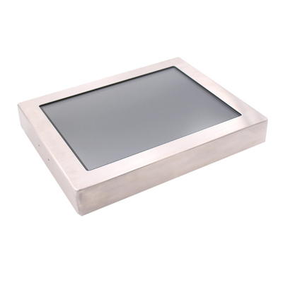 Resistive 17 Inch IP65 Touchscreen Monitor Stainless Steel Waterproof HDMI Port